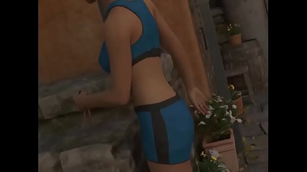 Mujer traga a mini chica