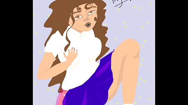 Undressing my drawn girl 