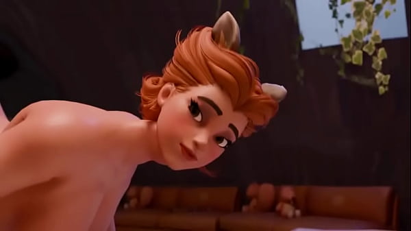 Marvel Lesbians: Female fucks futanari ass 