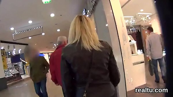 Glamorous czech teenie gets seduced in the_shopping centre_and penetrated in pov