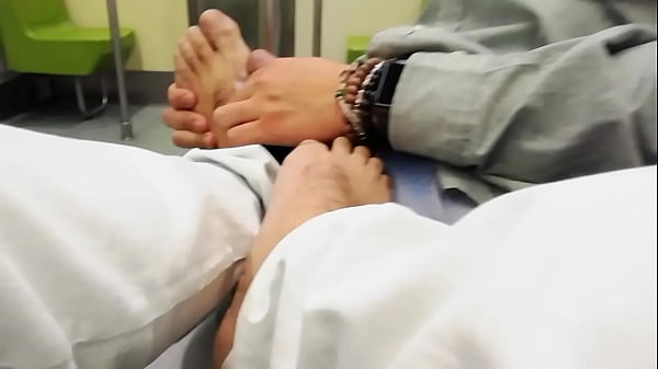 Cum On My Feets In Public thumbnail